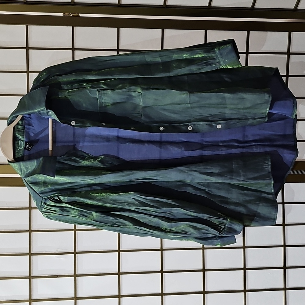 Iridescent Green Blue Y2K Dream Vibes XL Dazy